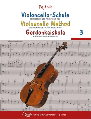 Violoncello-Method 3 Pejtsik apprentissage violoncelle partition étude