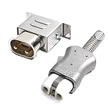 T727 35A Ceramic Plugs High Temperature Resistance Socket Base Set 5MM 6MM for Industrial Interjection Heating Element(Set,6mm Hole)