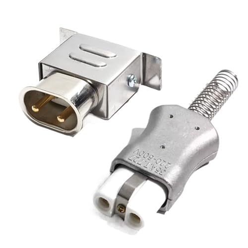 T727 35A Ceramic Plugs High Temperature Resistance Socket Base Set 5MM 6MM for Industrial Interjection Heating Element(Set,6mm Hole)