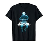 Blue Monochromatic Aang The Last Airbender T-Shirt