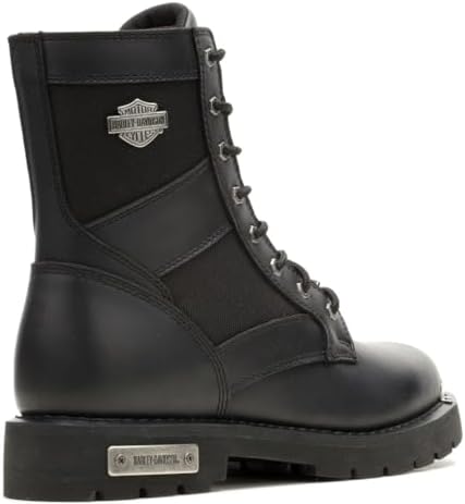Harley-Davidson Men's Maverick 7-Inch Black Motorcycle Boots, D93875 Detail