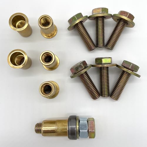 Image of Region Offroad Skid Plate Nutserts and Bolts Set Compatible with Jeep Wrangler TJ LJ 2003-2006