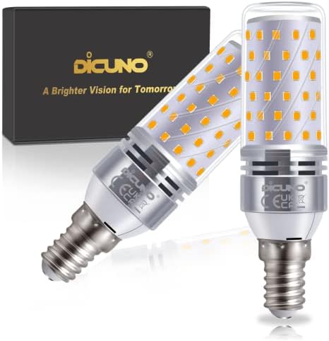 DiCUNO E27 LED Bulb 10W, E27 ES Edison Screw Light Bulbs, Cool White 6000K, 130W Incandescent Equivalent, 1400LM Non-Dimmable Corn Light Bulbs for Home Lighting, 230V, Pack of 2