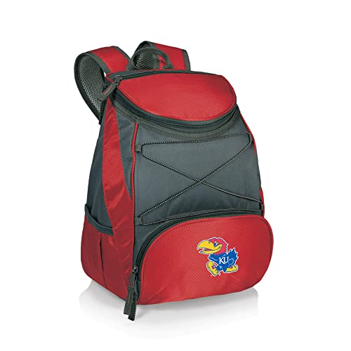 NCAA Kansas Jayhawks PTX Insulated Backpack Cooler, Red