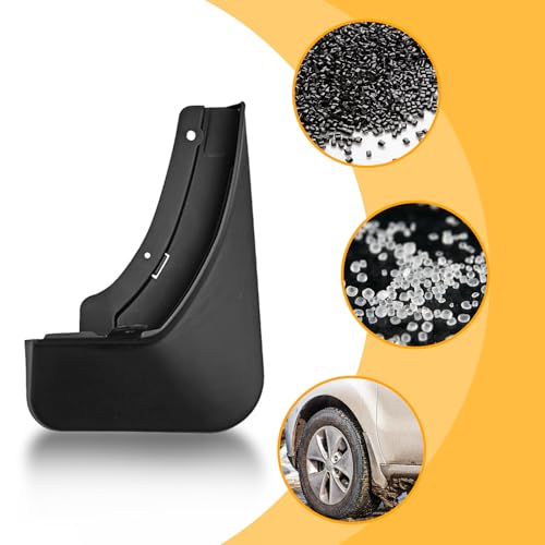 Image of Mud Flaps for 2024 2025 Hyundai Santa fe Splash Guards Accessories Heavy Duty Front and Rear Mudguards Fender Flaps for Hyundai Santa fe 2024 2025 Exterior Accessories No Need to Drill Holes 4PCS Set