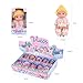Vueos 10pcs Set 4 Inch Reborn Baby Dolls - Open Eyes Realistic Baby Doll Toys for Kids, Mini Dolls Collection for 3+ Year Old Girls Boys