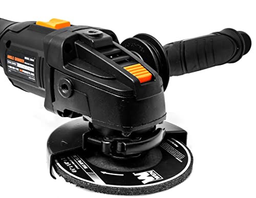 WEN Cordless Angle Grinder, Brushless with 20V Max 4.0 Ah Lithium-Ion Battery and Charger (20944), Black thumbnail 9