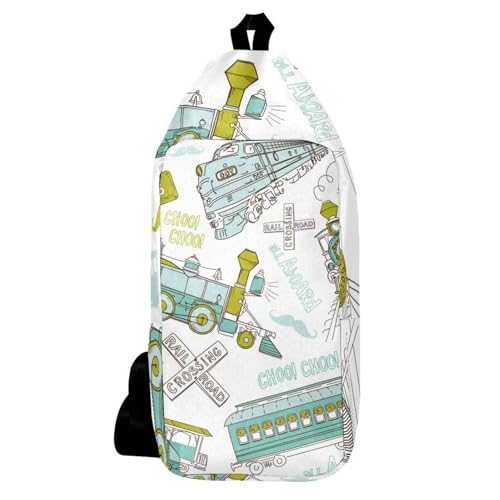 Sac à dos à bandoulière pour désencombrer vos poches avec style grâce au motif vintage