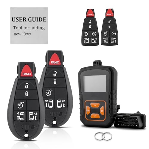DIY Remote Key Fob Replacement Kit for 2008-2018 Dodge Grand