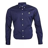 Klassisches Business Hemd Ralph Lauren Herren Classic Business Hemd (Navy, L)