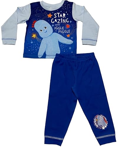 In the Night Garden Jongens pyjama, 2-delige set met Igglepiggle, blauw, leeftijd 12 maanden - 4 jaar, Blauw, 3-4 jaar