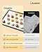 Katbite 100 Macaron Parchment Sheets Template Baking, Cookie Parchment, Printed Circle Baking Stencil for Macaron Cookie, 12x16 In, Non-Stick & Heavy Duty, Pre-cut Paper for Chicken Pizza French Fry