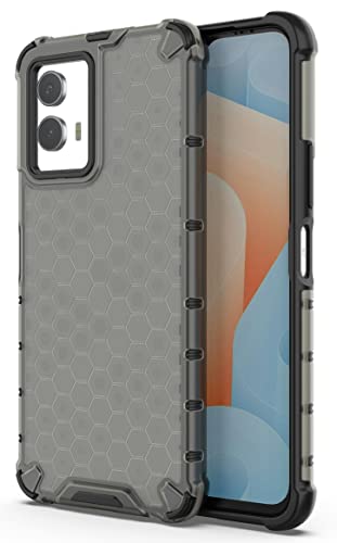 Image of Glasgow Back Case Cover Designed for IQOO Z6 5G / Vivo Y75 5G / T1 5G - Black