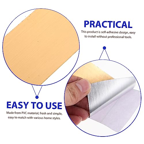 Hohopeti 1 Rolo De Rodapé Autoadesivo Guarnição Flexível Guarnição Autoadesiva Em Pvc Tira De Calafe
