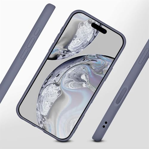 Coque silicone iPhone 17 Pro eviter rayures ecran objectif photo bleu - 2