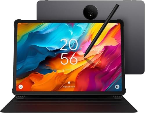 TCL NXTPAPER 14 WiFi Tablet Flipcase & T-Pen 14.3 2.4K 10 000mAh Battery 33W Fast Charging NXTPAPER Display Anti-glare Anti-blue light Protect your eyes 8GB+256GB Ultra Thin 6.95mm 760g IP54 Gray