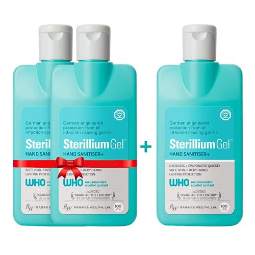 Image of RW Sterillium Gel | Hand Sanitizer Gel | Non - Sticky Hand Sanitizer Gel | 100ML (Pack of 3)