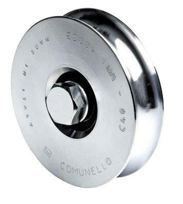 Générique - Monture a galet avec gorge-gorge ronde diametre 19 mm - Ø mm.160 - Force kg.290 -