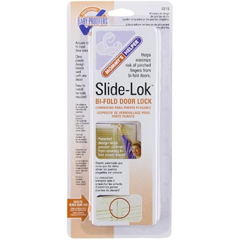 Mommy's Helper Slide-Lok Bi-Fold Door Lock Cover