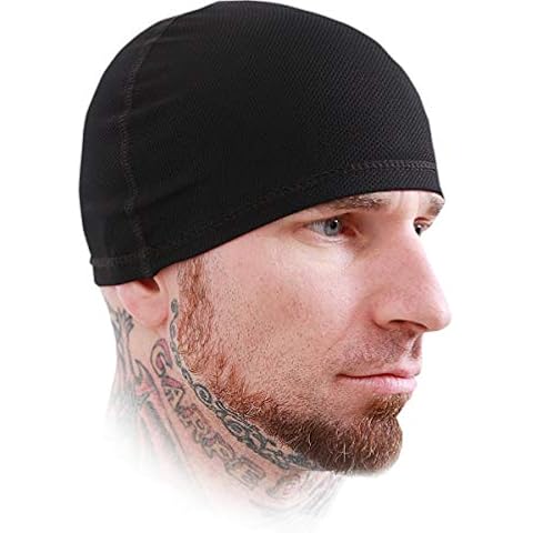 Schampa CoolSkin Skull Cap Helmet Liner (Black, One Size) Cover
