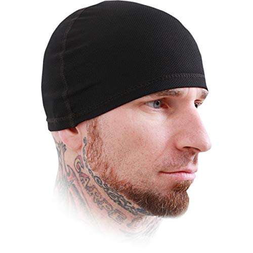 Schampa CoolSkin Skullcap (Black, One Size)