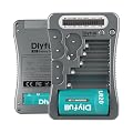 Dlyfull Universal Battery Tester with LCD Display, Multi Purpose Small Battery Checker for AA AAA C D 9V CR2032 CR123A CR2 CRV3 2CR5 CRP2 1.5V/3V Button Cell Batteries