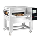 GGM Gastro | DPZ10530E#UDZ1530E5 | Elektro Durchlaufofen - 1400x2000mm - Digital - Bandbreite: 650mm - inkl. Untergestell