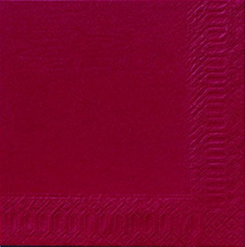 DUNI Servietten bordeaux 1/4 Falz 4*250 Stück 3 lagig
