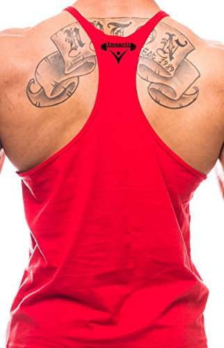 Brand Y-Back Muscle Tanktop Straight Bottom - Made in USA