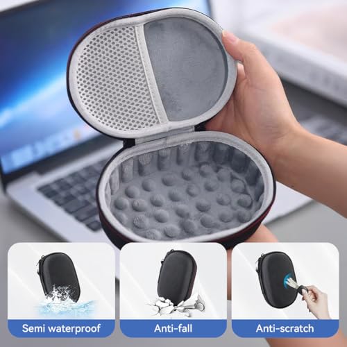 Image of ZORBESGame Mouse Bag for LogitechMX Master4 3S /3 2S Logitech G102 /G304 /GM320 /G502 Hero /Razer DeathAdder V2 X JBL Clip5 4, EVA Waterproof Travel Case Mesh Pocket, Organizer Case Bag with Handstrap