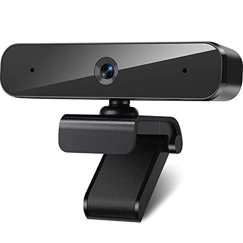 1080P Webcam with Microphone, Web Camera for Computer PC Desktop Laptop 90° Wide Angle USB Streaming Webcam Plug and Play Multi-Compatible for Windows Mac OS, for Video Conference Recording Game