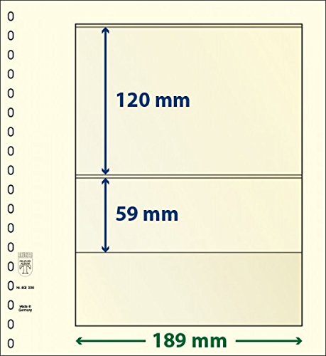 Feuilles neutres LINDNER-T 802206 de conservation pour philatélie