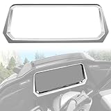 LUXEMOTO Accent Dashboard Inner Fairing Trim for Road Glide 2024, Chrome Color Speedometer Gauge Bezel Stereo Trim Cover for Harley CVO Road Glide ST Road Glide 2024 Accessories