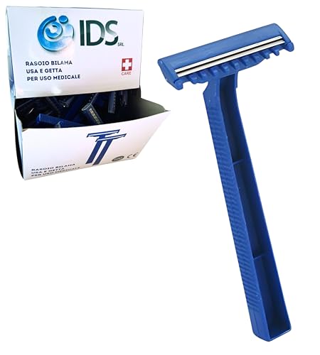App Life 100 Pezzi Rasoio Monouso per Tricotomia Bilama Usa e Getta Dispositivo Medico di Classe I non sterile CND: V0199 Identificativo di registrazione BD/RDO: 2103416 UDI-DI