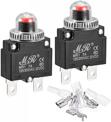 sourcing map Überlastschutz 5A/10A/15A/20A/30A AC125/250V DC32V