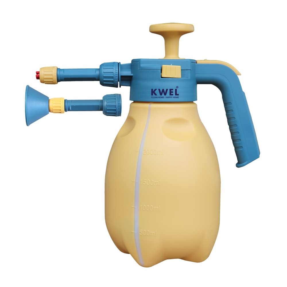 KWEL Foam Sprayer for Car Washing 3 in 1 Flow Heavy Duty Foam & Water Pressure Sprayer for Bike Wash, Plants, Flowers (Capacity 2 Litter) (B0CKYS24W1) Amazon Price History, Amazon Price Tracker
