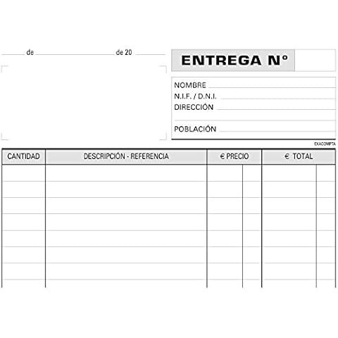 Exacompta 73164S - Entregas 105/148 50 juegos, duplicado Cover
