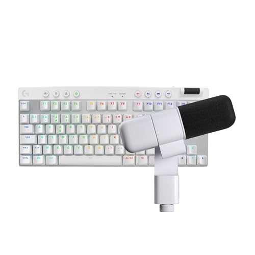 Logitech G Pro X TKL combo blanc et Yeti Studio pour éliminer la latence et le mauvais son