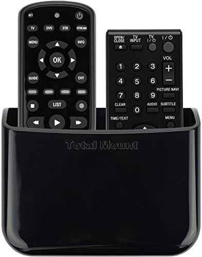TotalMount Universal Remote Control Holder - Large (Black)