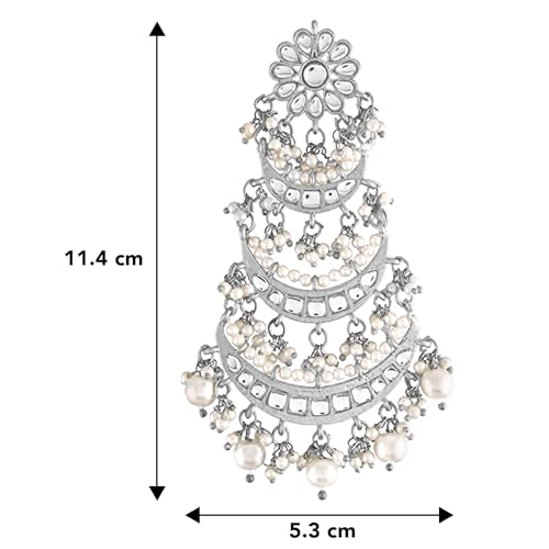 Image of Peora Traditional Indian Earrings Set Jewellery Gift for Women Girls