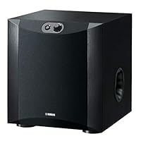 Yamaha NS-SW200 Subwoofer Speaker with 130W Output Power and Twisted Flare Port, Black
