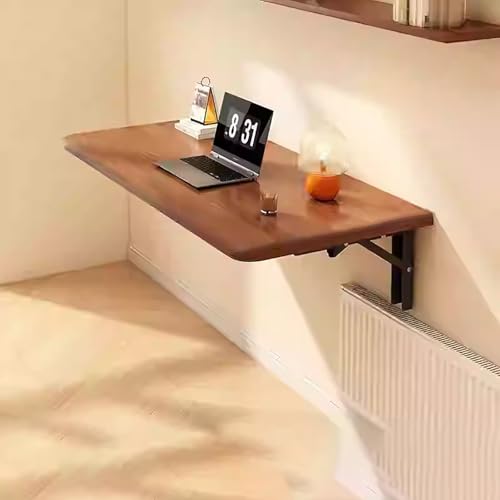 Table murale pliable pour optimiser les petits espaces et créer un coin bureau