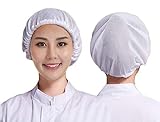 ITODA Arbeitsmütze Mesh Staubmütze Haarnetz 3 Stück Arbeitshut Unisex Kochmütze Herren Damen Arbeitskappe Atmungsaktiv Kopfhaube Waschbar Kochhaube Elastisch Staubhut für Restaurant Bäckerei Arbeit