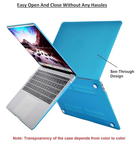 Image of Red Lemon Hardshell Case for MacBook Air 13 inch [2020 2019 2018 Release] M1 A2337 A2179 A1932 with Retina Display Touch id Hard Case Cover (Light Blue)