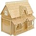 3D Puzzle House, Fantasy Villa Model Kit DIY Miniature Dolls House Kits Birthday Gift for Adults Teens (Duplex)