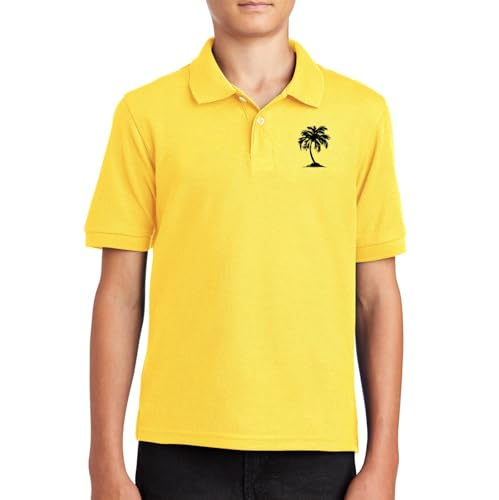 Girls Uniforms Polo Shirts Teen Summer Short Sleeve School Outfits Casual Tropical Embroidery Basic Shirt Clothes2