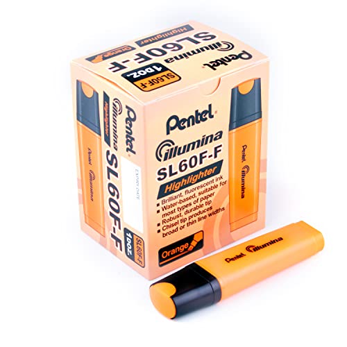 Surligneur Pentel Wella Professionals Illumina orange lot de 12 stylos pour organisation agenda
