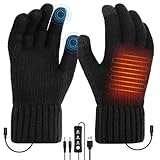 zerotop Guantes Calefactables Hombres Mujeres Guantes Aptos para Pantallas Táctiles Guantes de...