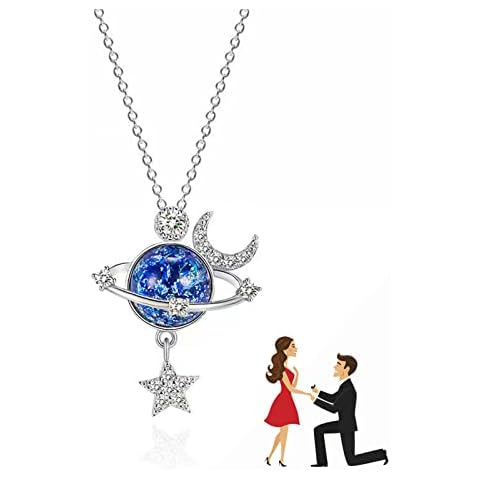 Collier Lune Planète JUZICHEN Cover