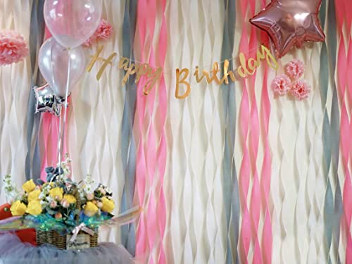 16 Rolls Crepe Paper Streamers In 16 Colors, 1312 Feet Crepe Paper For Wedding, Birthday Party, Baby Shower, Photo Backdrop, Various Large Festivals Decoration, Art Crafts #TOP6